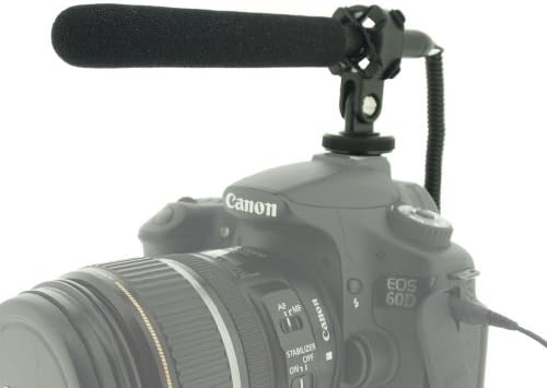 Polaroid Pro Video Ultra İnce ve hafif Kondenser Av Tüfeği Mikrofon Şok Dağı İle Sony HDR-XR160, PJ10, MC50U, CX700V, CX560V,