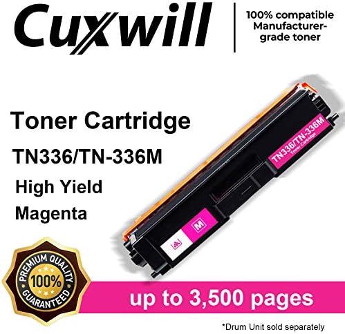Cuxwill Uyumlu Toner Kartuşu Değiştirme için Brother TN336 TN-336 TN336M TN331 kullanımı ile MFC-L8850CDW HL-L8350CDW MFC-L8600CDW