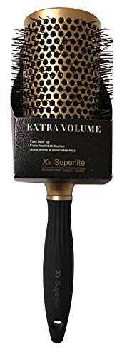 X5 Superlite Gelişmiş İyonik 3 Termal Yuvarlak Saç Fırçası ile Hızlı Saç Kurutma Seramik Varil için Doğrultma, Dalgalar, ve