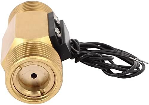 EuısdanAA G3 / 4 Konu Sıvı Su Akış Sensörü Anahtarı Debimetre Fluidmeter 5-30L / dak(Fluidmetro del medidor de flujo del ınterruptor