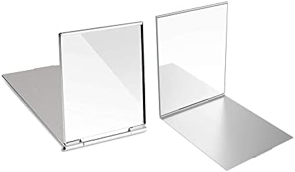 GCCBQM 2 Adet Kompakt makyaj Aynası Küçük Çanta El Aynalar Küçük Seyahat Ayna Taşınabilir Katlanır Ayna Kompakt Ayna Tıraş