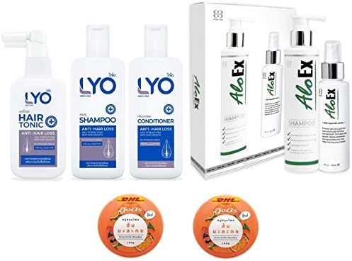 Ekstra Set Seti Lyo Şampuan + Saç Kremi + Saç Toniği Anti AloEx Seti Saç Çıkma Şampuanı 200 ml ve Serum 120 ml DHL tarafından