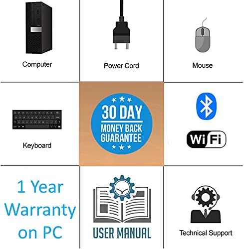 Dell Wyse 5070 Mini Masaüstü Bilgisayar, Intel Celeron J4105 4 Çekirdekli, 8GB RAM, 1TB M. 2 SSD, USB 3.1, Dahili WiFi BT,
