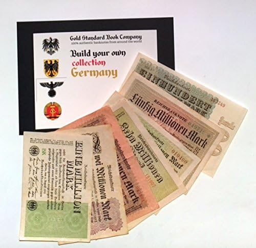 1923 Almanya Hiper Enflasyon Otantik banknotların tam seti 1 ila 100 Milyon Mark Banknot (Kendi Koleksiyonunuzu Oluşturun)