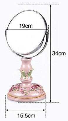 Aynalar Reçine Yan Masa Kozmetik Ayna Masaüstü Kozmetik Ayna Masa Soyunma Ayna Prenses Ayna Yaratıcı Güzellik Güzellik Ayna