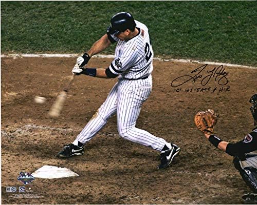 Tino Martinez New York Yankees İmzalı 16x 20 2001 Dünya Serisi 01 WS Game 4 HR Yazıtlı Ev Koşusu Fotoğrafını Bağlama-İmzalı