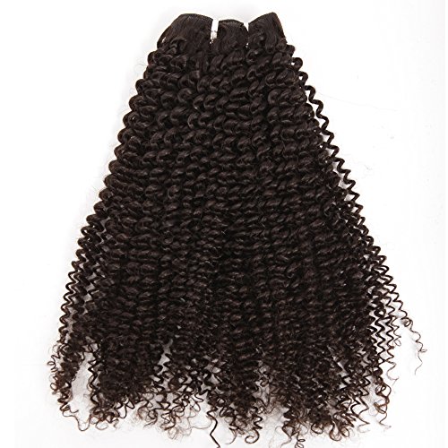 Wigsroyal Brezilyalı Doğal Afro Saç Uzantıları 18 İnç,Doğal Renk,4 Oz/Paket, 2 Demetleri (18 18)