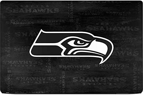 Dell Latitude 7420 ile Uyumlu Skinit Dizüstü Çıkartma Cildi - Resmi Lisanslı NFL Seattle Seahawks Siyah Beyaz Tasarım