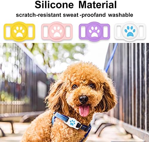 Hava Etiketi köpek tasması Tutucu Apple Airtag için Silikon Kılıf Kapak Aksesuar Evcil Köpekler Kediler için Küçük Pet Hayvanlar
